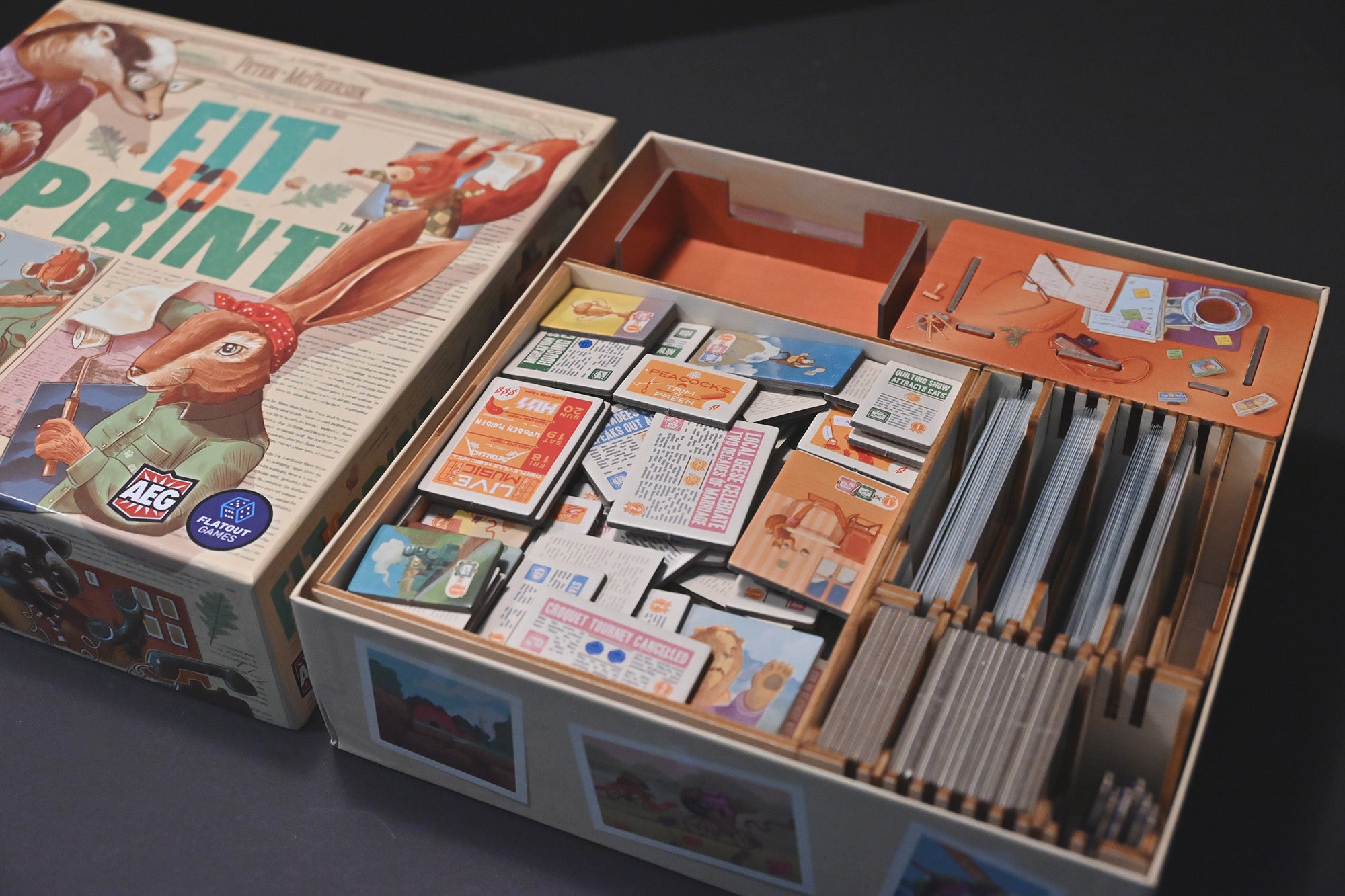 Fit to Print: Organizer - 【烏鴉盒子】號外!動物日報 桌遊收納盒